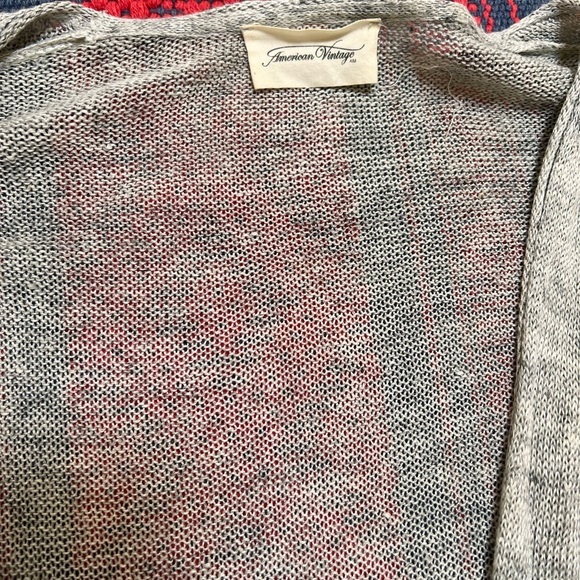 American vintage linen kimono - Picture 3 of 3